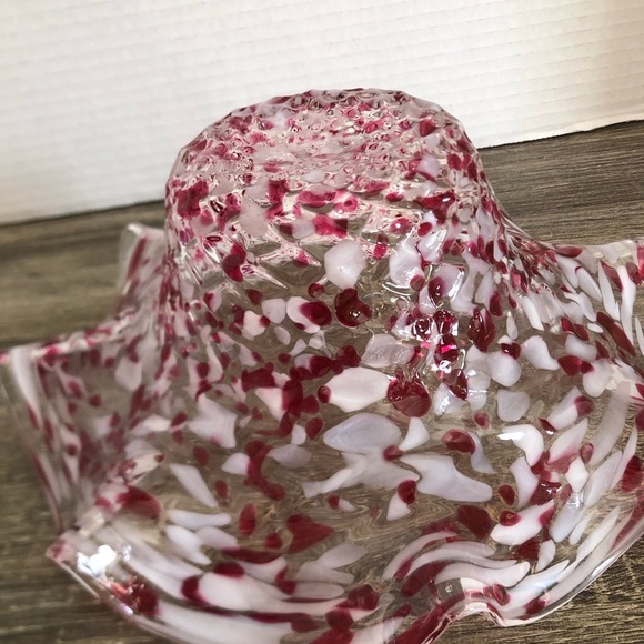 Vtg Chalet Glass End of Day Art Glass Bowl - Picture 7 of 15